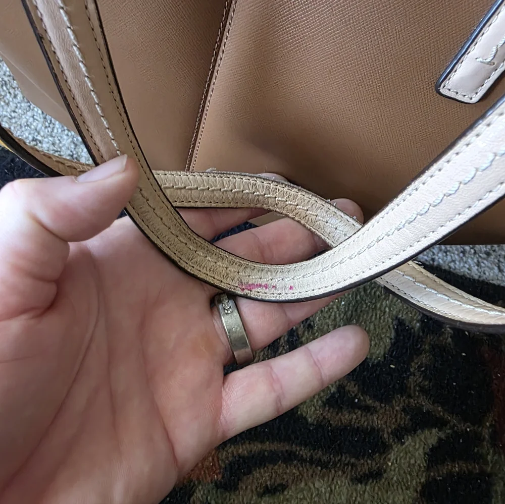 Coach Park Metropolitan Vermillion Cross Grain Leather Large Tote 2014 - Picture 10 of 12